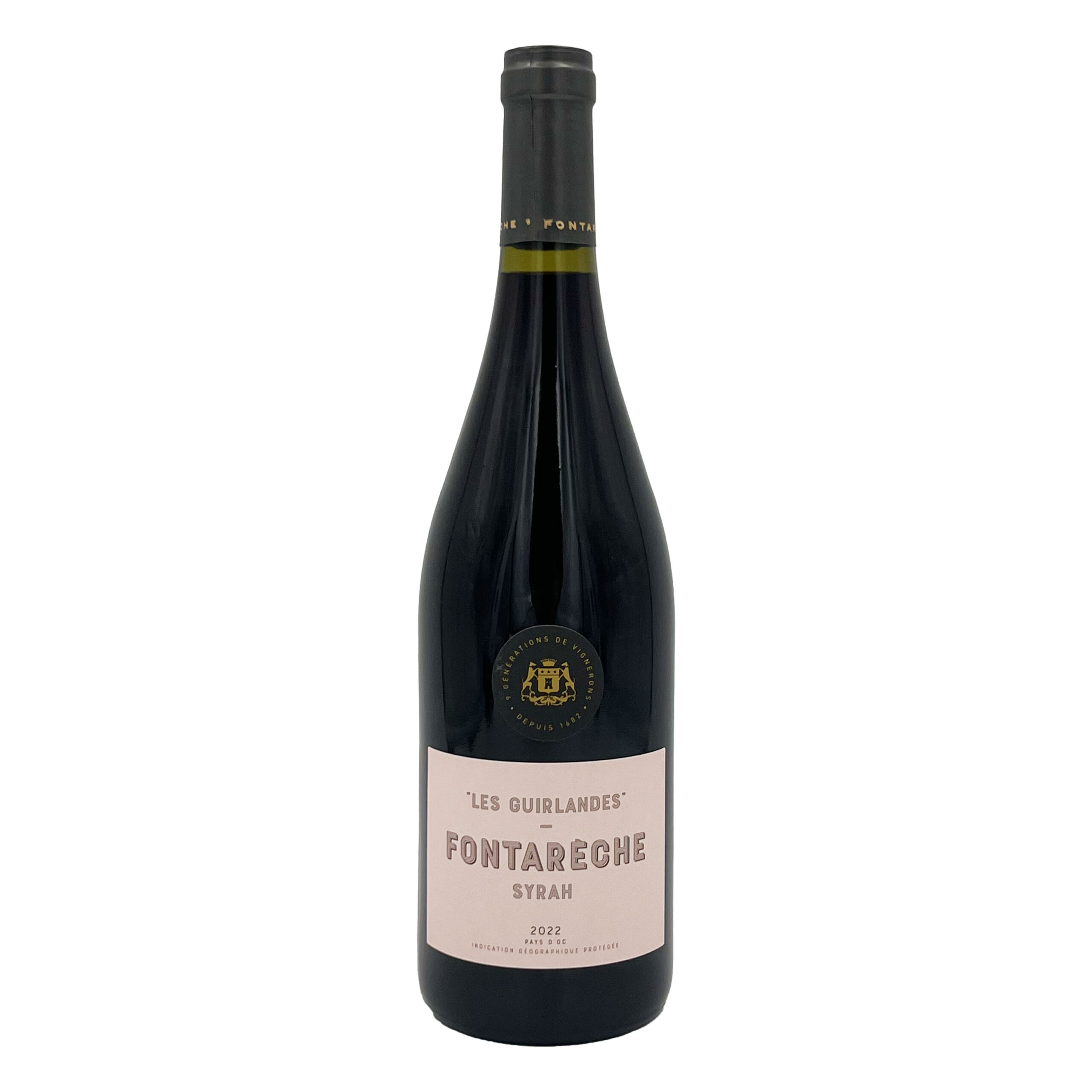 Vin rouge - Syrah - Guirlande Fontarèche